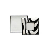 2 in 1 Stylish Zebra Print Picture Frame & Cosmetic Mirrors (Q171511)