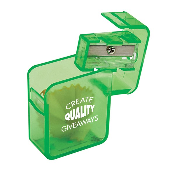Custom Plastic Pencil Sharpener (Q177611) - Pencil Sharpeners with Logo ...