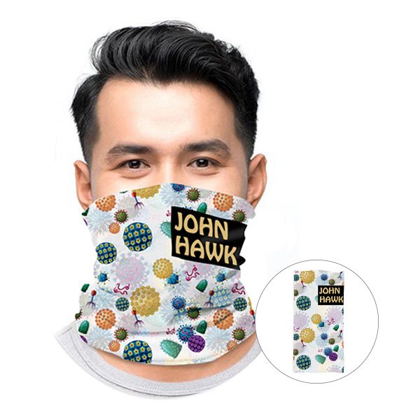 Sublimated Polyester Face Mask-Neck Gaiter  Imprinted with Logo (Q178011)