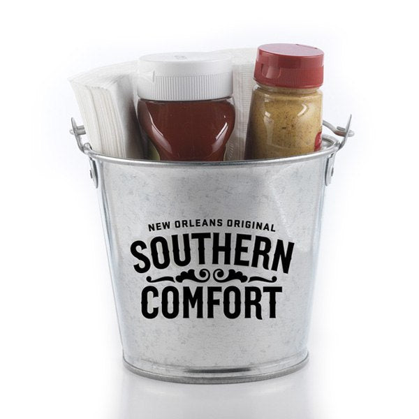 2 Quart Galvanized Metal Bucket  Imprinted with Logo (Q179211)