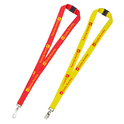 Personalized Polyester Silkscreen Lanyard with Free Breakaway Release (.75ÌÒ ) (Q179311) -  - 1