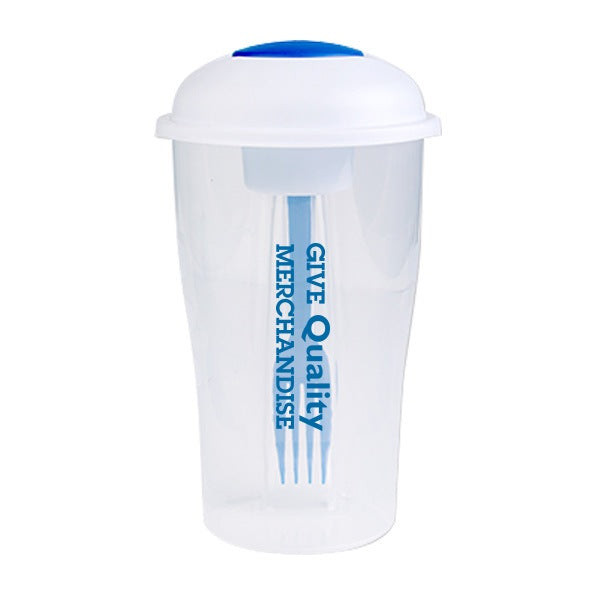 3 Pc Salad Makers Shakers Set Blue  Imprinted with Logo (Q183911)