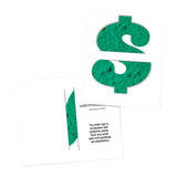 Plantable Seed Paper Mini Gift Card - Dollar Sign (Q185611)