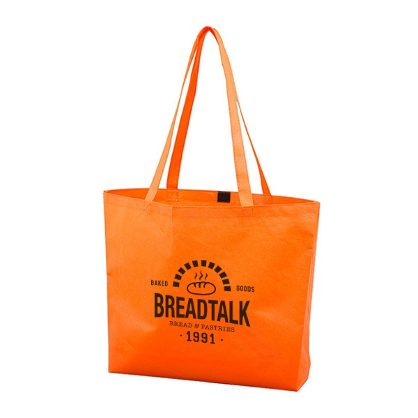 Beach Tote Bags With Hook & Loop Fastener Closure  Imprinted with Logo (Q185711)