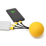 SqueezieCords Smiley Charging Cables Yellow (Q189911)