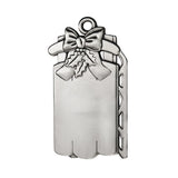 Pewter Finish Sled Ornament (Q190211)