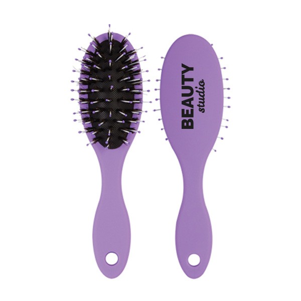 Soft Feel Hair Brush  Imprinted with Logo (Q198111)