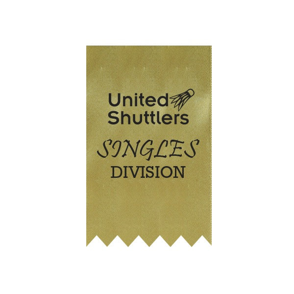 2.50" x 4" Satin Ribbon Badges (Q199611)