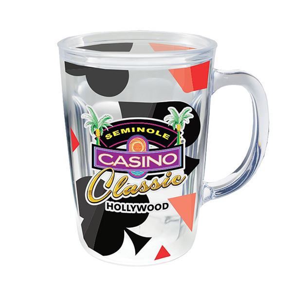 14 Oz. Thermal Mug Clear Film Printed Insert  Imprinted with Logo (Q201522)