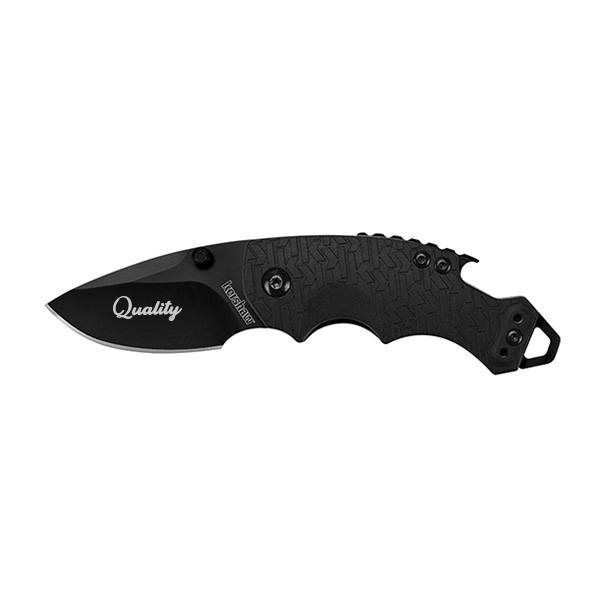 Kershaw® Shuffle Pocket knife - Black  Imprinted with Logo (Q207322)
