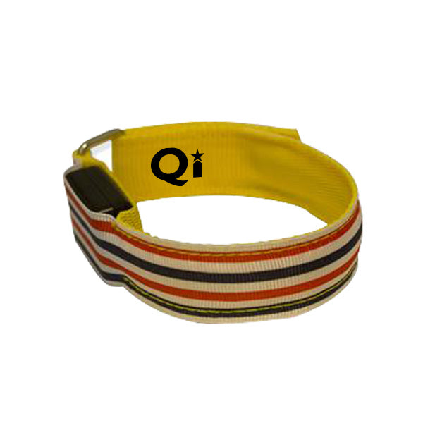 Polyester LED Armbands  Imprinted with Logo (Q208511)