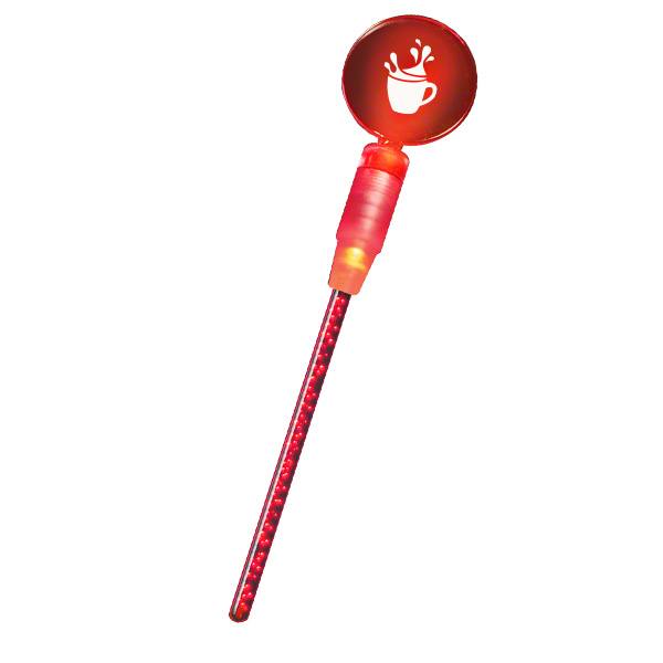 Deluxe Dual White Led Cocktail Stirrer  Imprinted with Logo (Q209011)