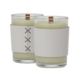 Harper Leather Wrapped Candles (Q210011)