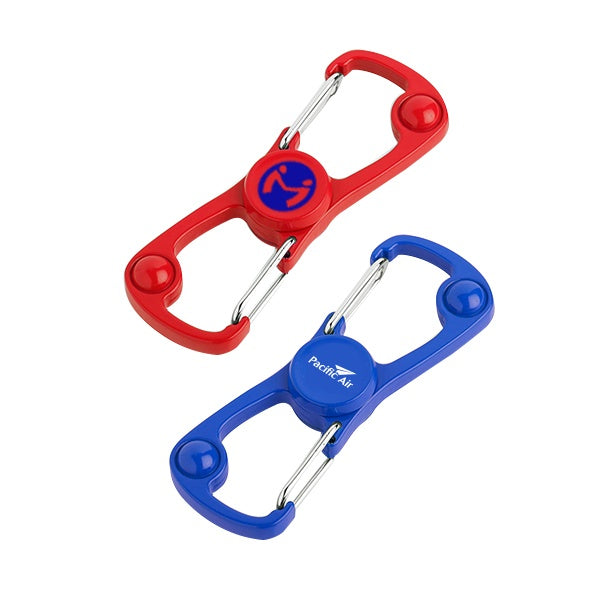 Zinc Alloy Cara-Spinners  Imprinted with Logo (Q213511)