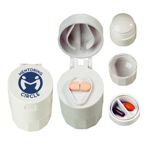 4-in-1 Plastic Pill Boxes  Imprinted with Logo (Q215411)