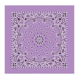 22 In Traditional USA Paisleys Bandana - Lavender (Q216522)