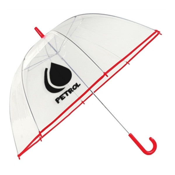 The 47 Inch Clear Bubble Umbrella  Imprinted with Logo (Q217422)