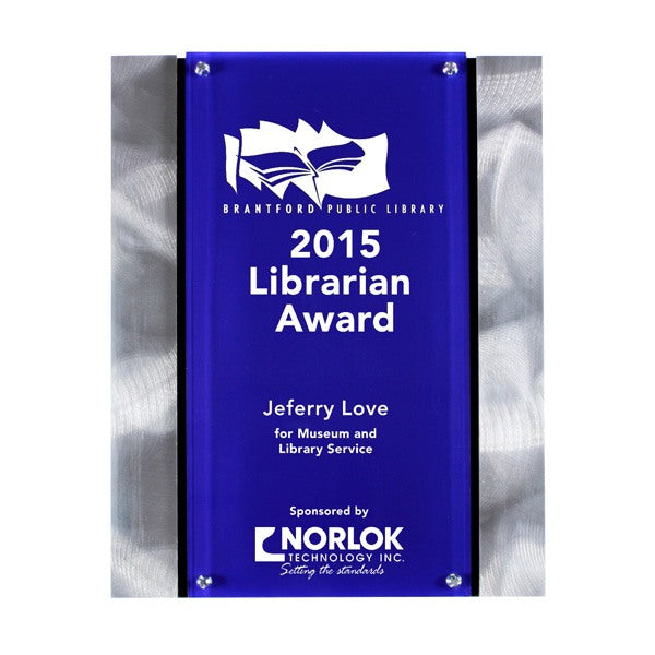 North Star Plaques - Screen Print  Imprinted with Logo (Q219811)