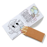 School Kids Coloring Book & 6-Color Pencil Set To-Go (Q220422)