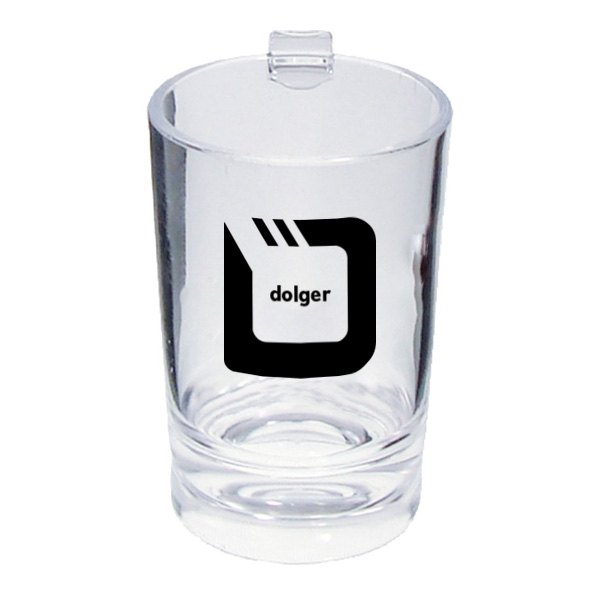 2 Oz. Plastic Hook Shooter Glass  Imprinted with Logo (Q222522)