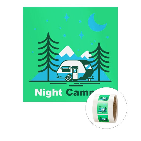2" x 2" Square Roll Sticker Labels (Q223522)