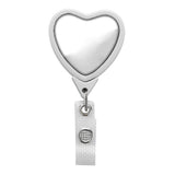 Anti-Microbial JUMBO Heart Badge Reel (Q228011)