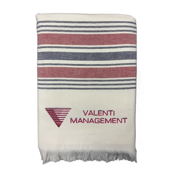 36 x 70 18Lb. Copa Cabana Stripe Beach Towels  Imprinted with Logo (Q229011)