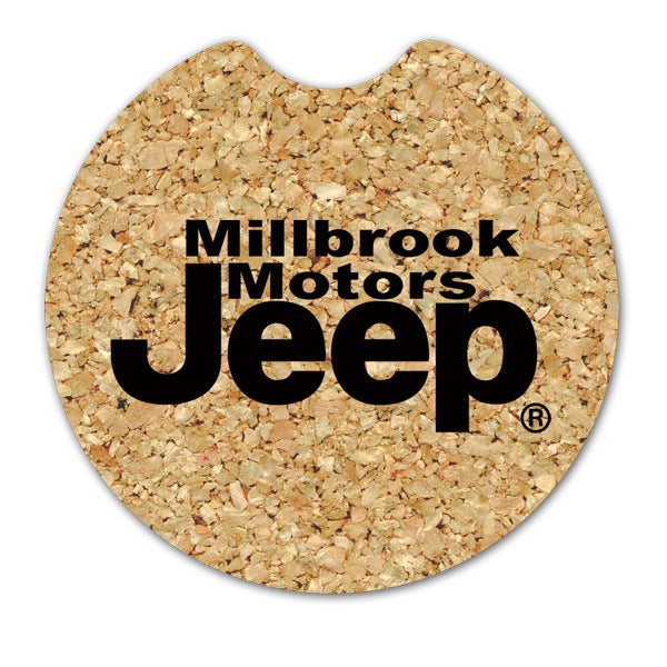 Car Coaster Cork Coaster  Imprinted with Logo (Q229111)
