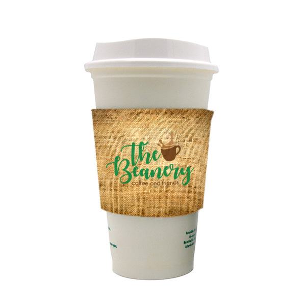 Full Color Reusable Coffee Cozy (Q229611)