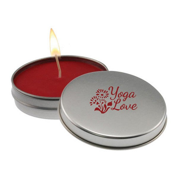 4 Oz. Aromatherapy Candle Tin  Imprinted with Logo (Q231211)