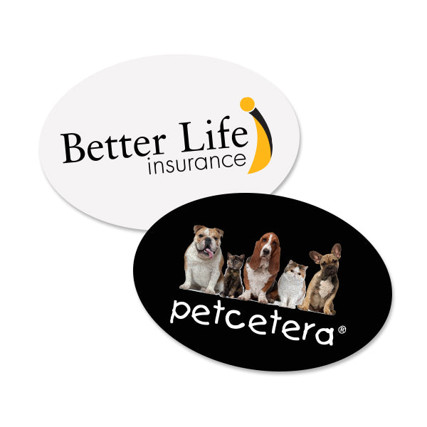 Car Sign Oval Magnets (16.50"W x11.13"H) (Q235511)