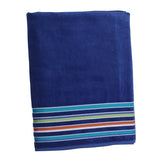 40 x 70 24 Lbs. Velour Siesta Stripe Hemmed Towel (Q236211)