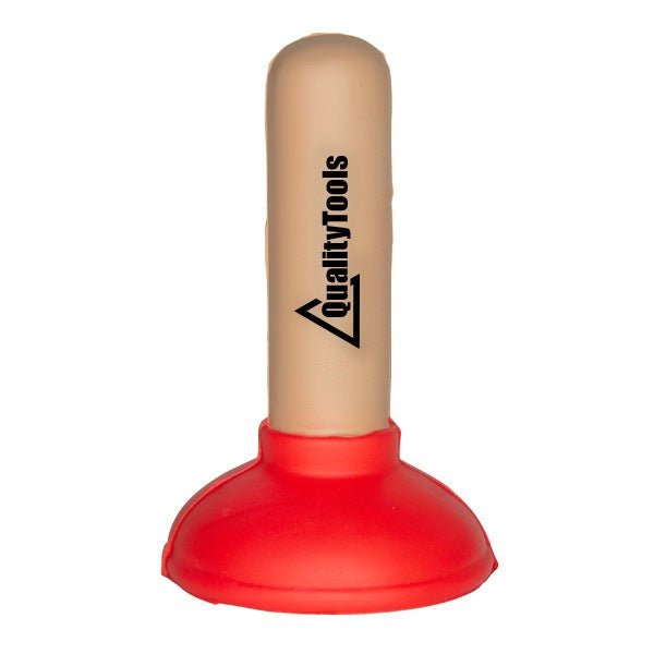 Squeezies® Plunger Stress Reliever  Imprinted with Logo (Q237622)