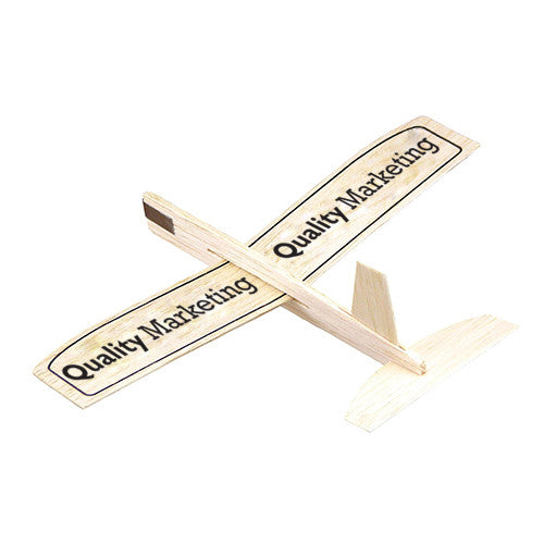 Imprinted Quality Balsa Glider (8" wing span) (Q24247) -  - 1