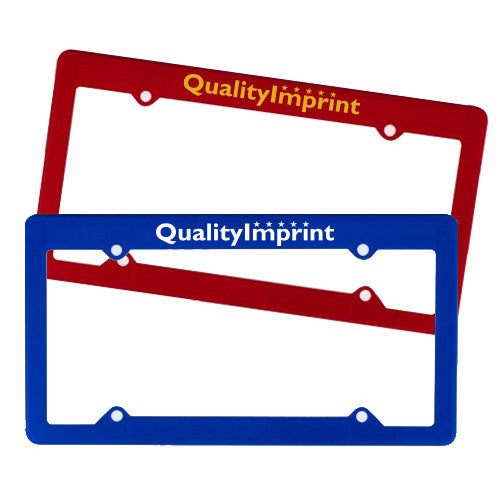 Economy License Polystyrene Frames  Imprinted with Logo (Q246411)