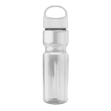 28 Oz. Champion Transparent Bottle - Oval Crest Lid (Q253722)
