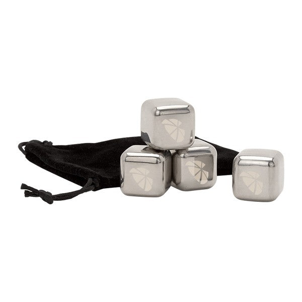 Cottonmouth Stainless Steel Ice Cubes  Imprinted with Logo (Q263522)