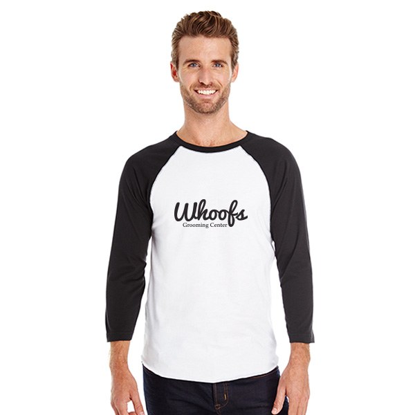 LAT Men's 4.5oz Baseball Fine Jersey T-Shirts  Imprinted with Logo (Q268911)