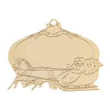 Gold Sleigh Ornaments (Q270911)