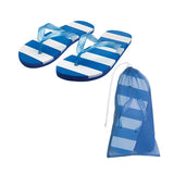 Striped Adult Flip Flops (Q278811)
