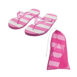 Striped Adult Flip Flops (Q278811)