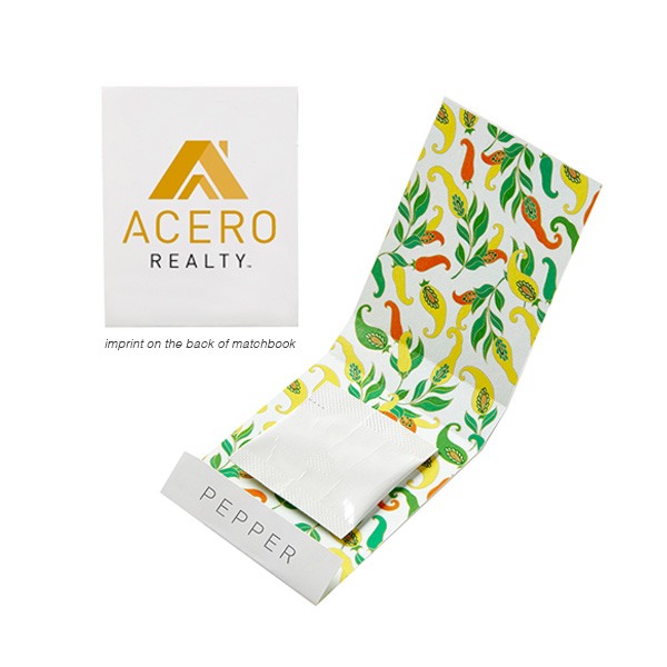 Serrano Seed Matchbook  Imprinted with Logo (Q280422)
