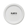 9 Inch White Plastic Plates (Q286011)