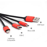 SqueezieCords Smiley Charging Cables Red (Q289911)