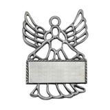 Pewter Finish Angel Ornament (Q290211)