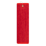 Premium Mid-Weight Velour Golf Towel - Printed Color (Q291322)