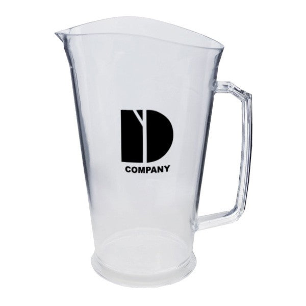 32 Oz. Styrene Plastic Pitcher  Imprinted with Logo (Q291522)
