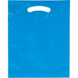 Fold Over Die Cut Plastic Bag (15" x 19" x 3") (Q293776)