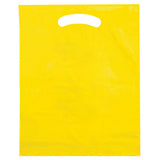 Fold Over Die Cut Plastic Bag (15" x 19" x 3") (Q293776)