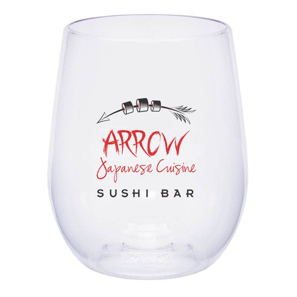 Dishwasher Safe Govino® 12oz Wine/Cocktail Glass  Imprinted with Logo (Q295211)